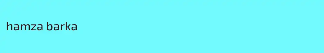 hamza barka